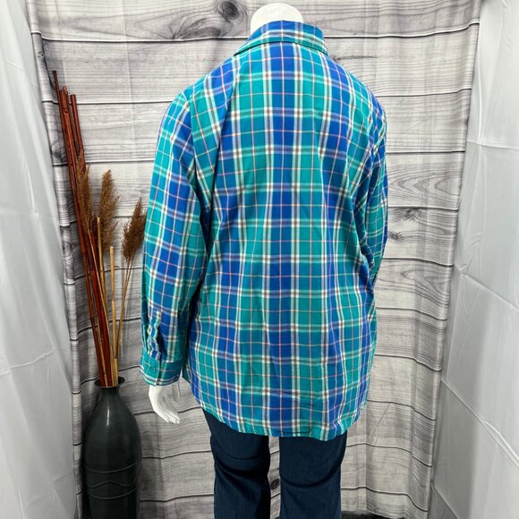 Woman Within Plaid Button-Down Shirt – Size 2X - Picture 3 of 5